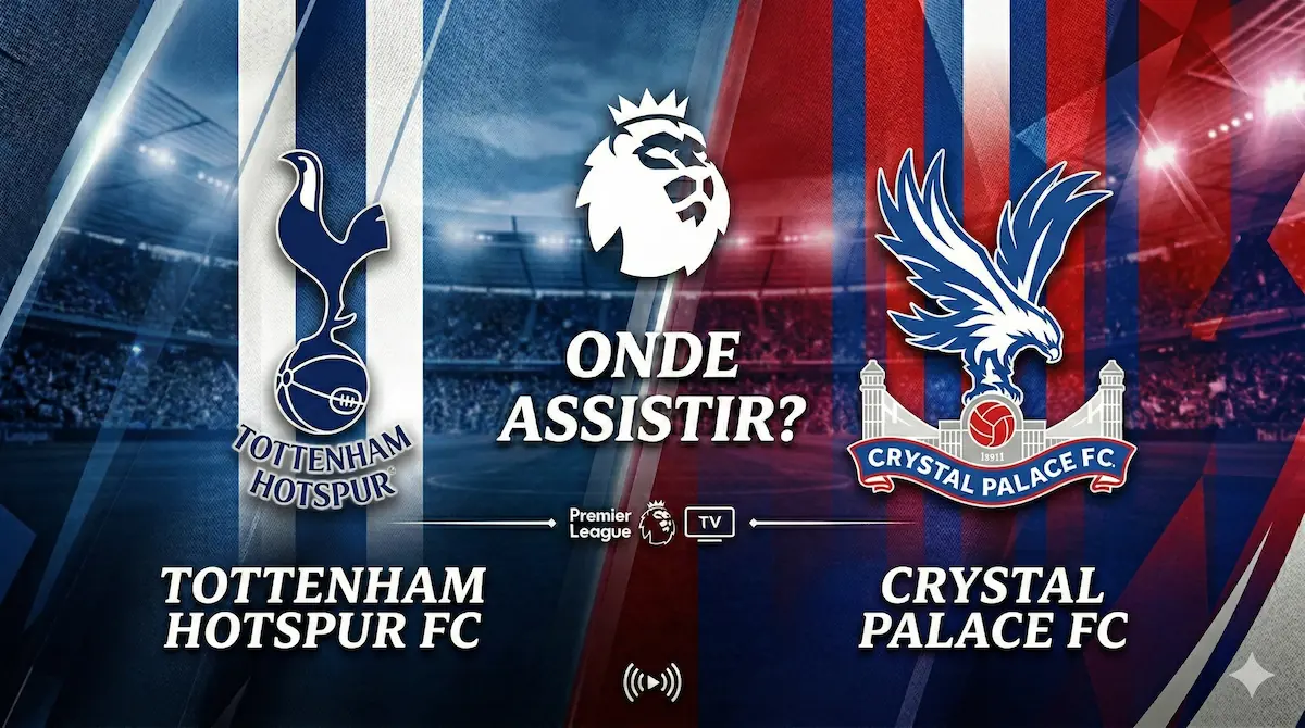 Tottenham x Crystal Palace: onde assistir – 29ª rodada da Premier League
