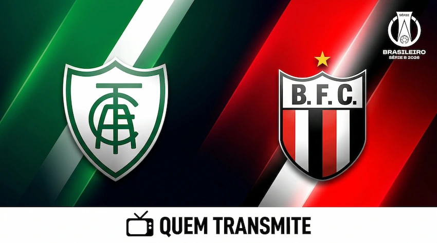 América Mineiro x Botafogo: onde assistir ao vivo, horário e escalações - Série B 2026