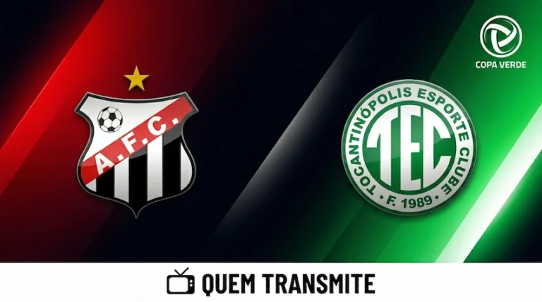 Anápolis x Tocantinópolis: onde assistir ao vivo horário e escalações - Copa Centro-Oeste 2026