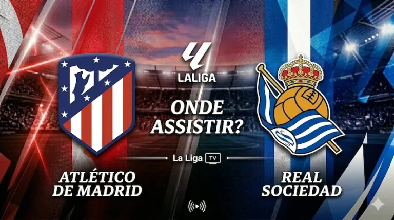 Atlético de Madrid x Real Sociedad: onde assistir ao vivo - La Liga 25/26