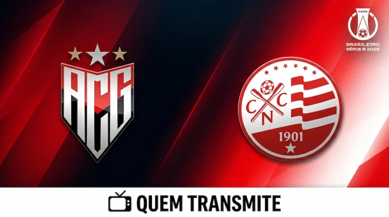 Atlético Goianiense x Náutico: onde assistir ao vivo horário e escalações - Série B 2026