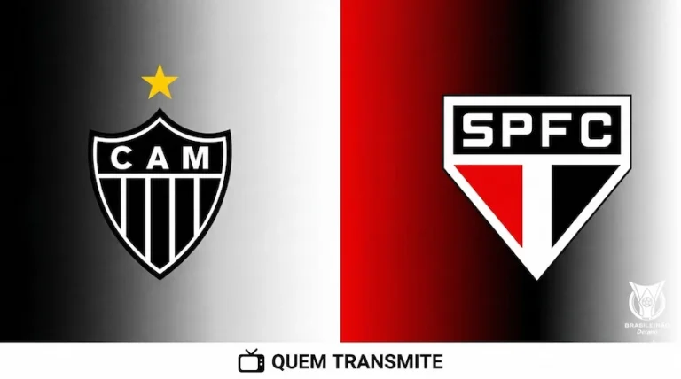 Atlético Mineiro x São Paulo: onde assistir ao vivo - Brasileirão 2026.