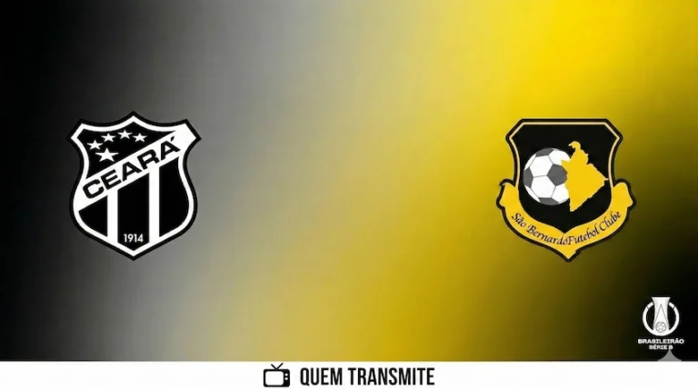 Ceará x São Bernardo: onde assistir ao vivo - Série B 2026