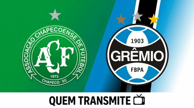Chapecoense x Grêmio: onde assistir ao vivo - Brasileirão 2026