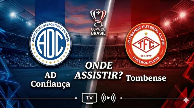 Confiança x Tombense: onde acompanhar ao vivo - Copa do Brasil 2026