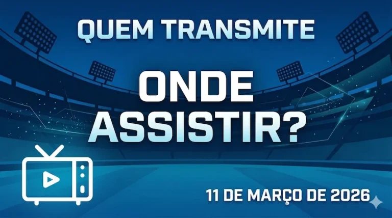 Confira onde assistir ao vivo os jogos desta quarta-feira - 11 de março de 2026