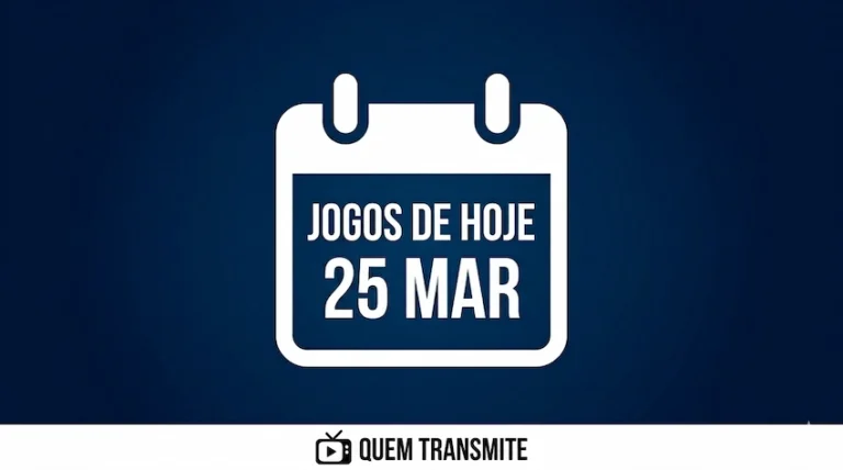Confira onde assistir ao vivo os jogos desta quarta-feira – 25 de março de 2026