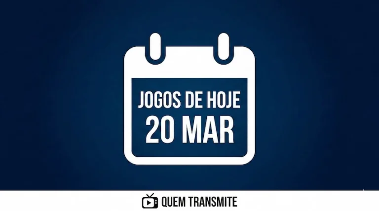 Confira onde assistir ao vivo os jogos desta sexta-feira - 20 de março de 2026.