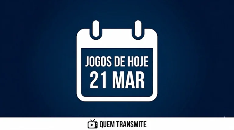 Confira onde assistir ao vivo os jogos deste sábado - 21 de março de 2026