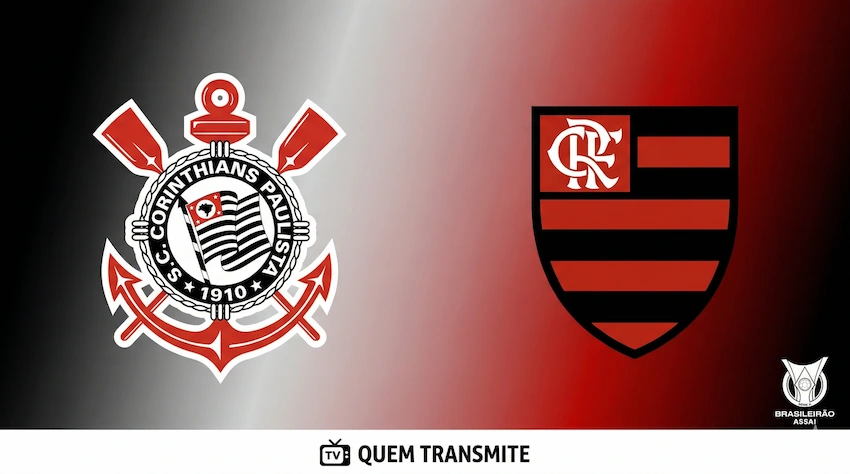 Corinthians x Flamengo: onde assistir ao vivo - Brasileirão 2026