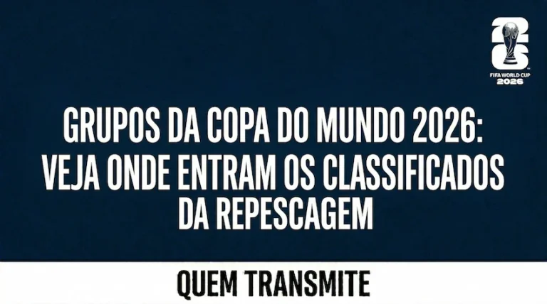 Grupos da Copa do Mundo 2026: Veja onde entram os classificados da Repescagem