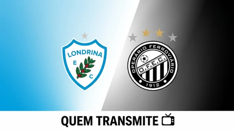 Londrina x Operário-PR: onde assistir ao vivo - Copa do Brasil 2026