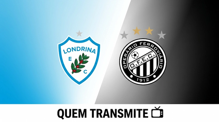 Londrina x Operário-PR: onde assistir ao vivo - Copa do Brasil 2026