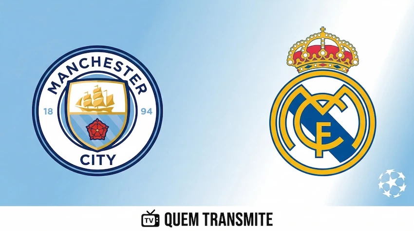 Manchester City x Real Madrid: onde assistir ao vivo - Champions League 25/26
