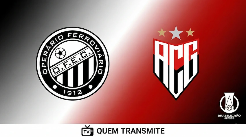 Operário Ferroviário x Atlético Goianiense: onde assistir ao vivo - Série B 2026