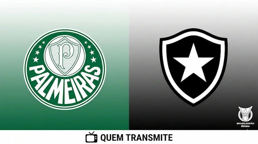 Palmeiras x Botafogo: onde assistir ao vivo - Brasileirão 2026