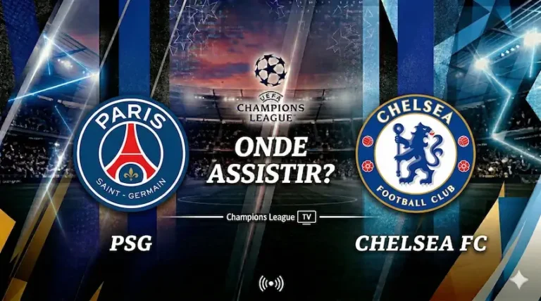 PSG x Chelsea: onde assistir ao vivo - Champions League 25/26