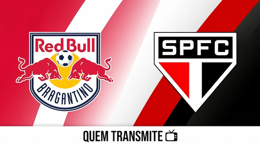 Red Bull Bragantino x São Paulo: onde assistir ao vivo - Brasileirão 2026