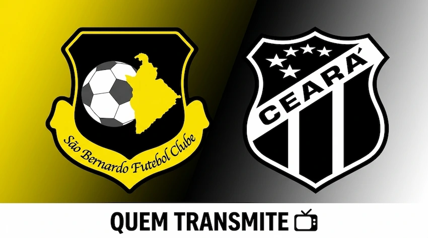 São Bernardo x Ceará: onde assistir ao vivo - Copa do Brasil 2026