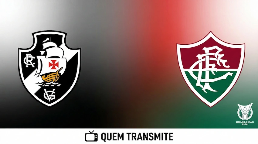 Vasco x Fluminense: onde assistir ao vivo - Brasileirão 2026