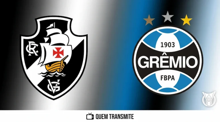 Vasco x Grêmio: onde assistir ao vivo - Brasileirão 2026