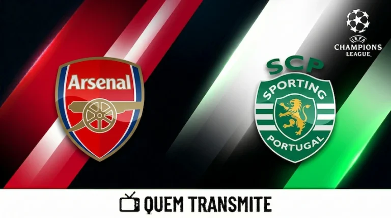 Arsenal x Sporting: onde assistir ao vivo horário e escalações - Champions League 25/26