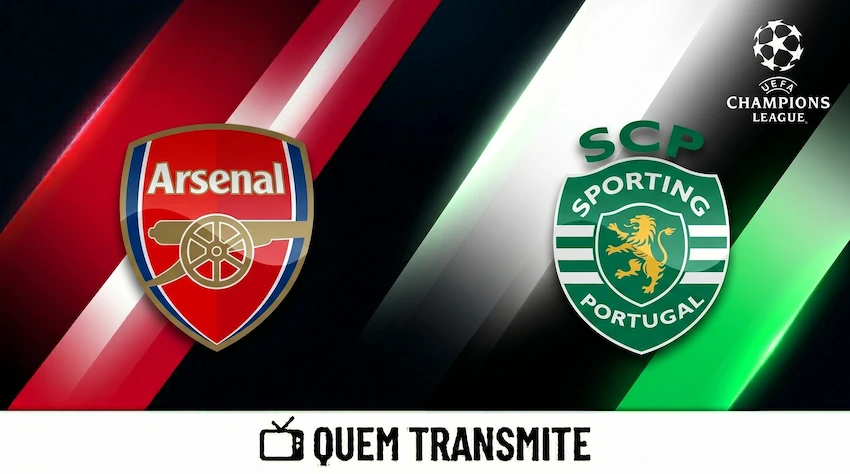 Arsenal x Sporting: onde assistir ao vivo, horário e escalações – Champions League 25/26