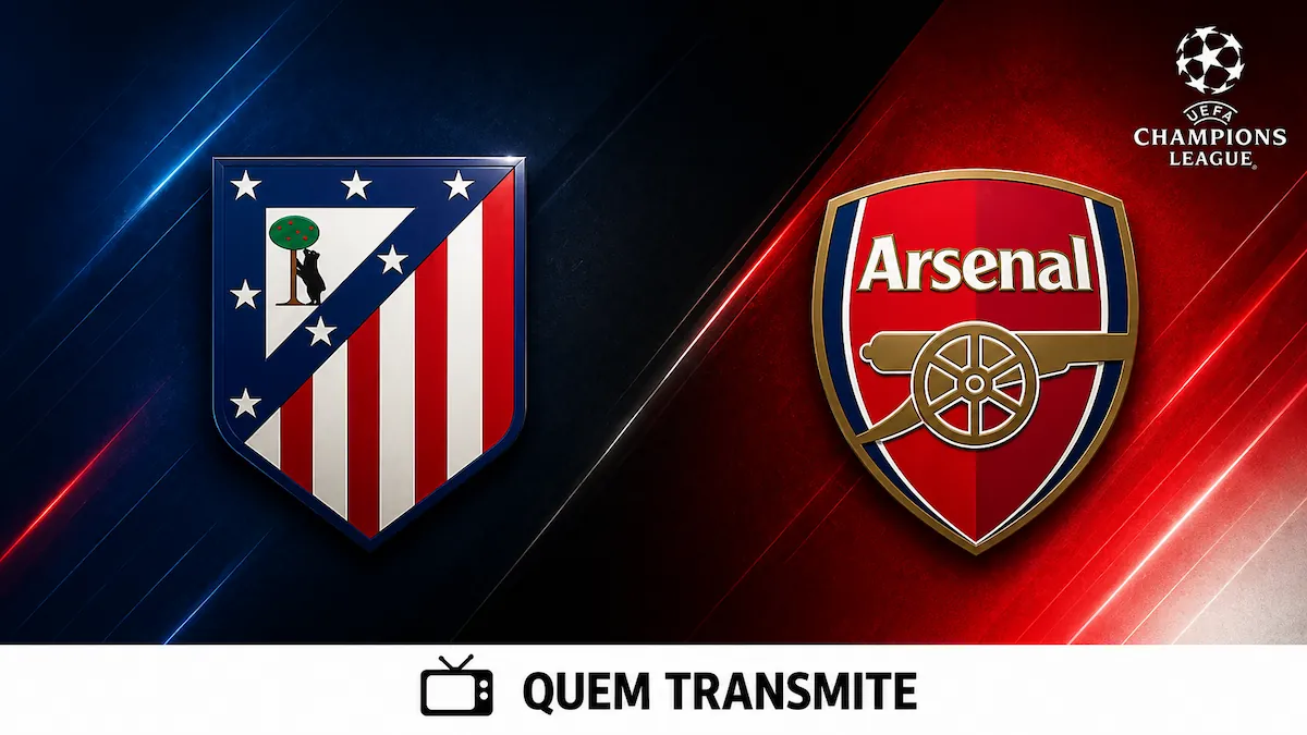 Atlético de Madrid x Arsenal: onde assistir ao vivo, horário e escalações – Champions League 25/26