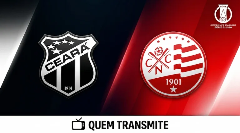 Ceará x Náutico: onde assistir ao vivo horário e escalações - Série B 2026