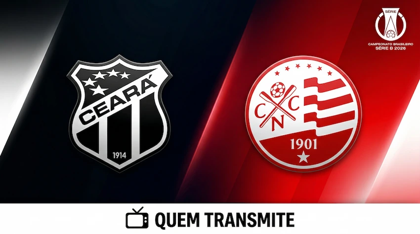 Ceará x Náutico: onde assistir ao vivo horário e escalações - Série B 2026