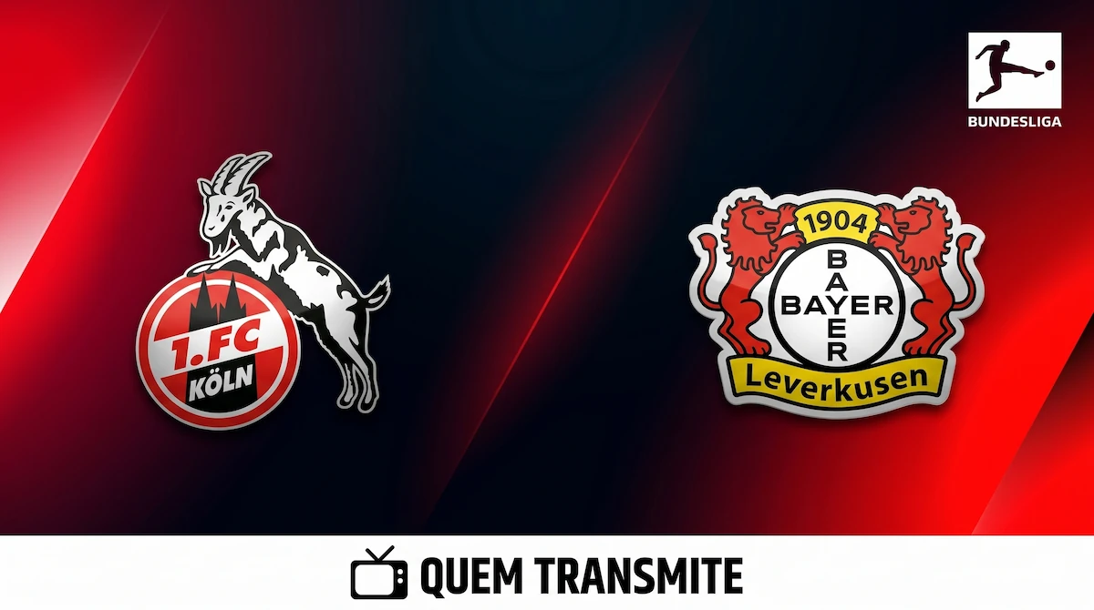 Colônia x Bayer Leverkusen: assista ao vivo e com imagens – Bundesliga 25/26