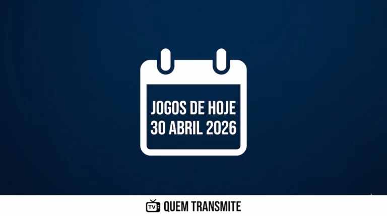 Confira onde assistir ao vivo os jogos desta quinta-feira – 30 de abril de 2026