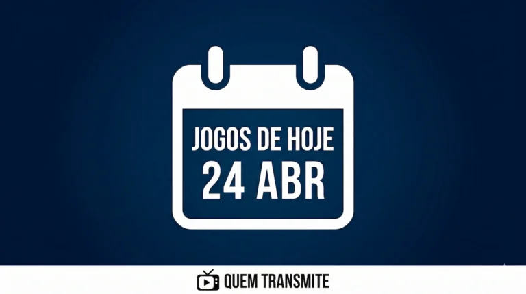 Confira onde assistir ao vivo os jogos desta sexta-feira – 24 de abril de 2026.