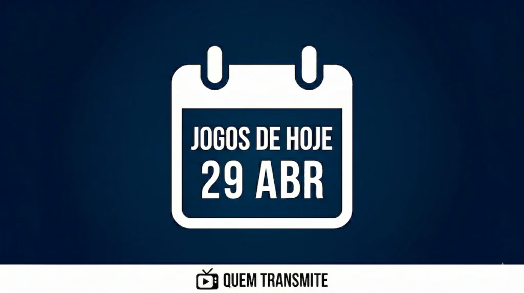 Agenda de jogos desta quarta-feira - 29 de abril. Confira onde assistir ao vivo os jogos desta terça-feira – 29 de abril de 2026
