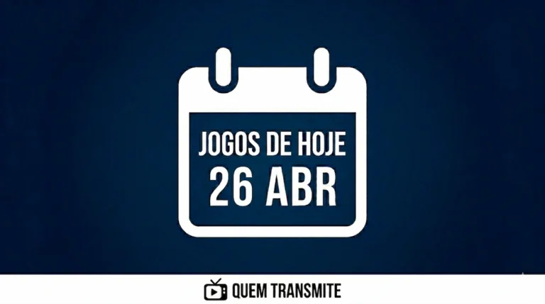 Confira onde assistir ao vivo os jogos deste domingo – 26 de abril de 2026
