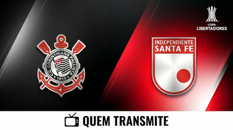 Corinthians x Independiente Santa Fé: onde assistir ao vivo horário e escalações - Libertadores 2026