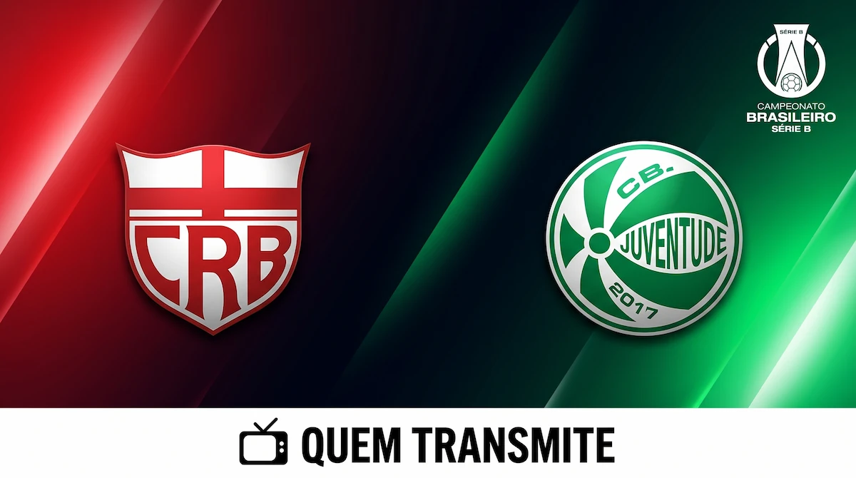 CRB x Juventude: onde assistir ao vivo, horário e escalações – Série B 2026