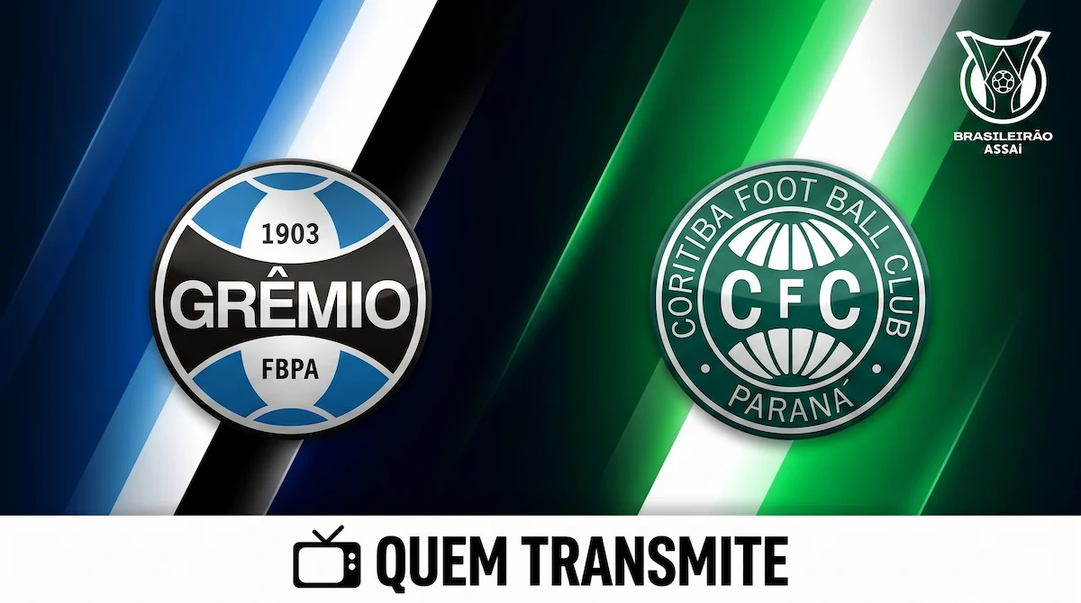 Grêmio x Coritiba: Assista ao vivo e com imagens – Brasileirão 2026