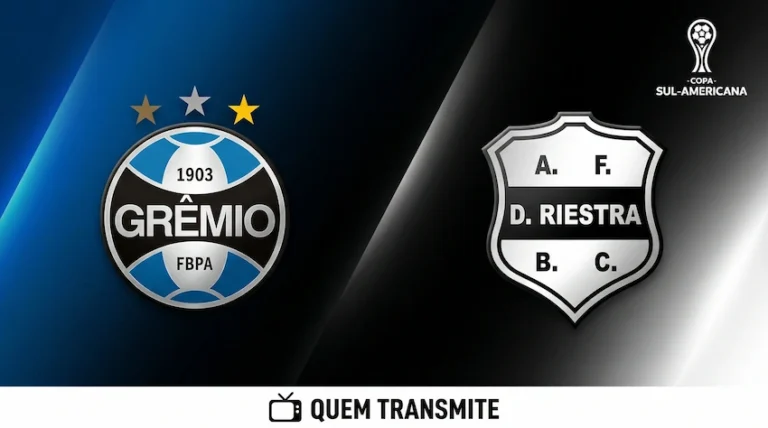 Grêmio x Deportivo Riestra: onde assistir ao vivo horário e escalações - Copa Sul-Americana 2026.