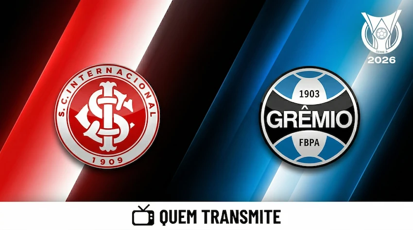 Internacional x Grêmio: onde assistir ao vivo, horário e escalações – Brasileirão 2026