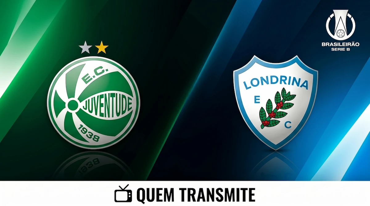 Juventude x Londrina: onde assistir ao vivo, horário e escalações – Série B 2026