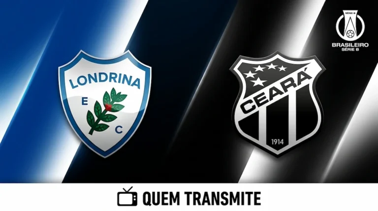 Londrina x Ceará: onde assistir ao vivo horário e escalações - Série B 2026