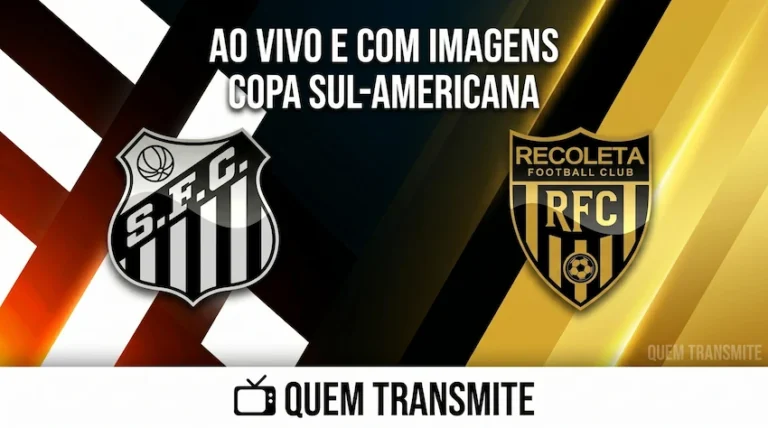 Santos x Deportivo Recoleta: assista ao vivo e com imagens - Copa Sul-Americana 2026