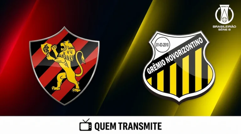 Sport x Novorizontino: onde assistir ao vivo horário e escalações - Série B 2026
