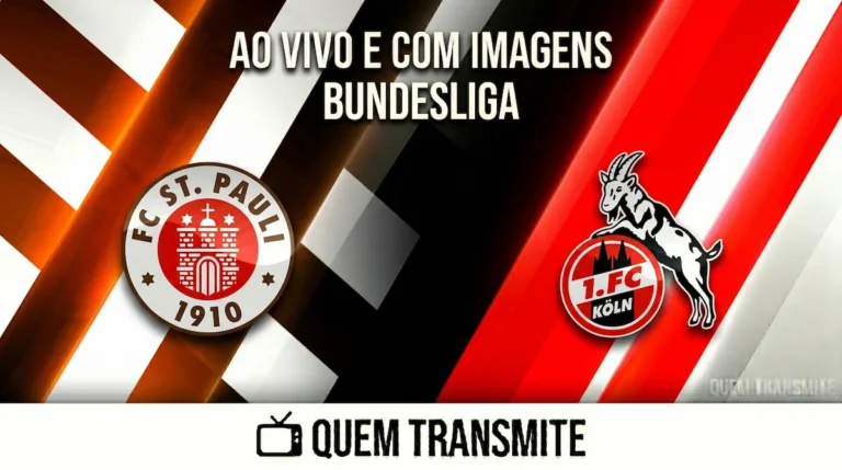 St. Pauli X Colônia: assista ao vivo e com imagens - Bundesliga 25/26