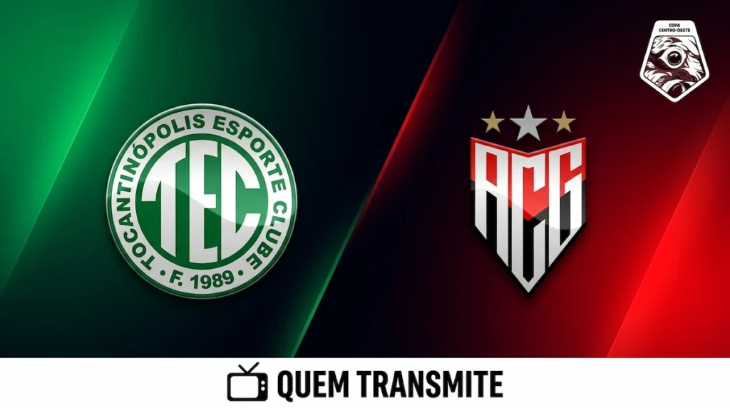 Tocantinópolis x Atlético Goianiense: onde assistir ao vivo horário e escalações - Copa Centro-Oeste 2026