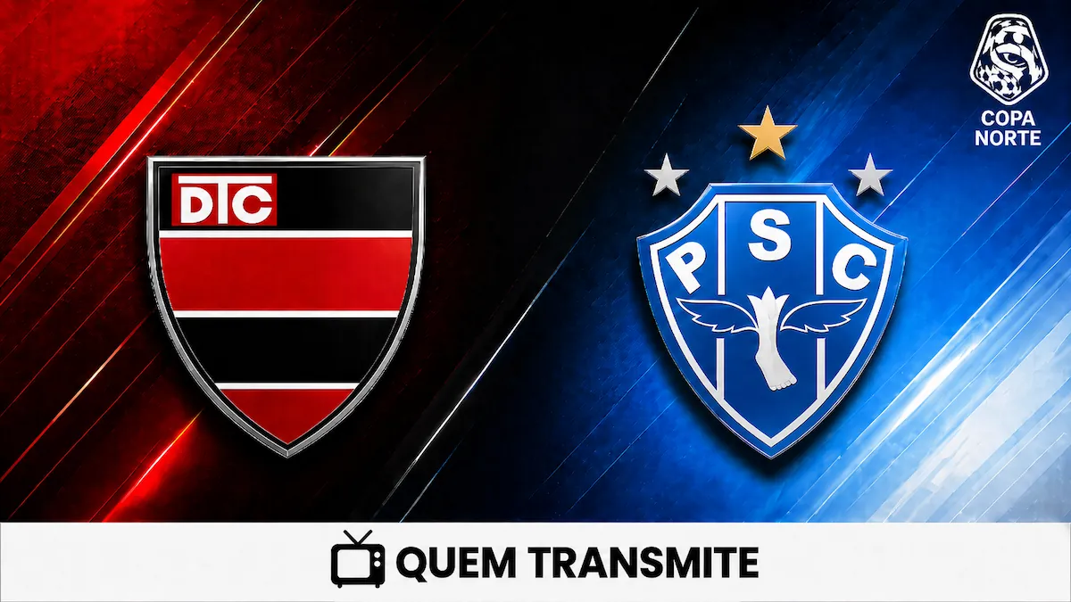 Trem x Paysandu: assista ao vivo com imagens – Copa Norte 2026