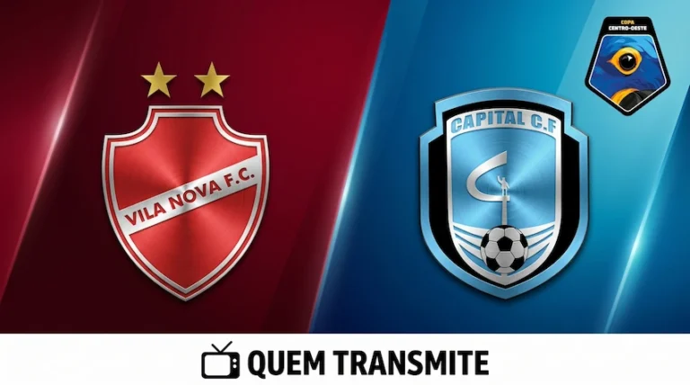 Vila Nova x Capital: onde assistir ao vivo horário e escalações - Copa Centro-Oeste 2026
