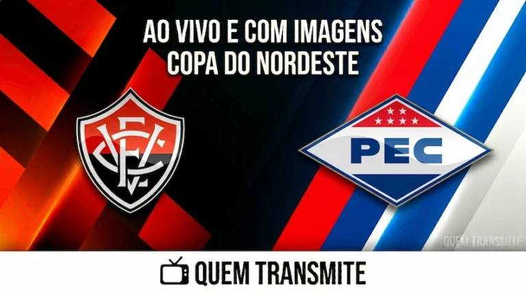 Vitória x Piauí: assista ao vivo e com imagens - Copa do Nordeste 2026