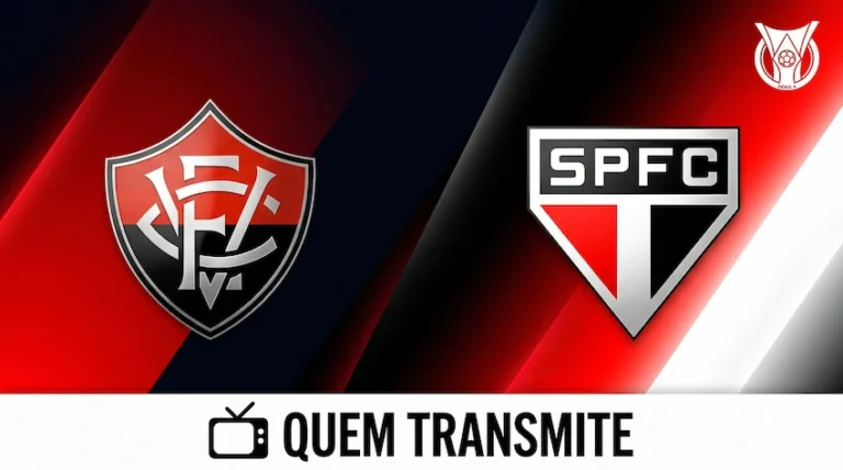 Vitória x São Paulo: onde assistir ao vivo horário e escalações - Brasileirão 2026